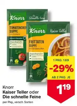 MPreis Kaiser Teller oder Die schnelle Feine Angebot