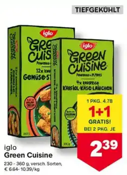 MPreis Iglo green cuisine Angebot