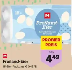 MPreis Freiland-Eier Angebot