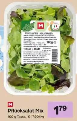 MPreis Pflücksalat mix Angebot