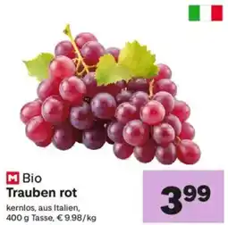 MPreis Bio trauben rot Angebot