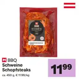 MPreis Bbq schweine schopfsteaks Angebot