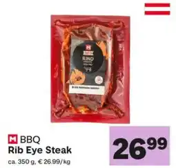 MPreis Bbq rib eye steak Angebot
