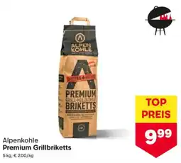 MPreis Alpenkohle premium grillbriketts Angebot