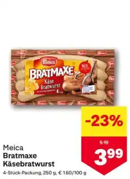 MPreis Meica bratmaxe käsebratwurst Angebot