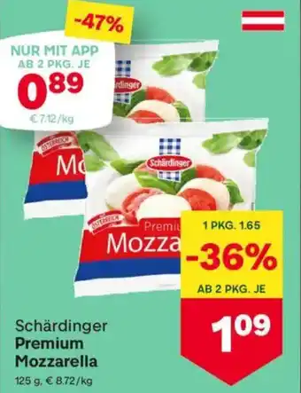 MPreis Schärdinger premium mozzarella Angebot