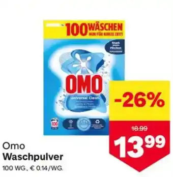 MPreis Omo Waschpulver Angebot