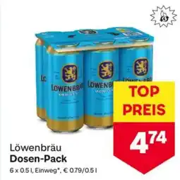 MPreis Löwenbräu Dosen-Pack Angebot