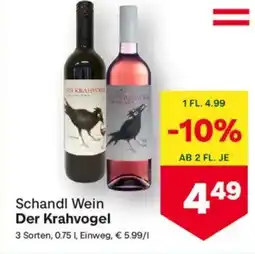 MPreis Schandl Wein Der Krahvogel Angebot