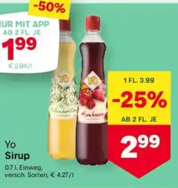 MPreis Yo Sirup Angebot