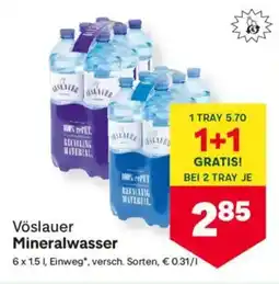 MPreis Vöslauer mineralwasser Angebot