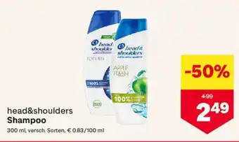 MPreis Head&shoulders shampoo Angebot