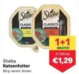 MPreis Sheba Katzenfutter Angebot
