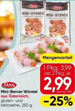 Eurospar Mini-berner würstel Angebot