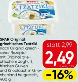 Eurospar Spar original griechisches tzatziki Angebot