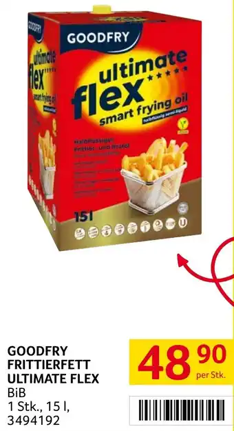 Transgourmet Goodfry frittierfett ultimate flex Angebot