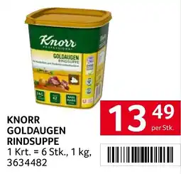 Transgourmet Knorr goldaugen rindsuppe Angebot