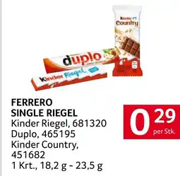 Transgourmet Ferrero single riegel Angebot