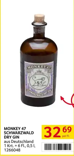 Transgourmet Monkey 47 schwarzwald dry gin Angebot