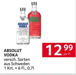 Transgourmet Absolut vodka Angebot