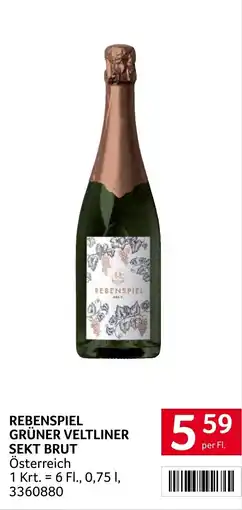 Transgourmet Rebenspiel grüner veltliner sekt brut österreich Angebot