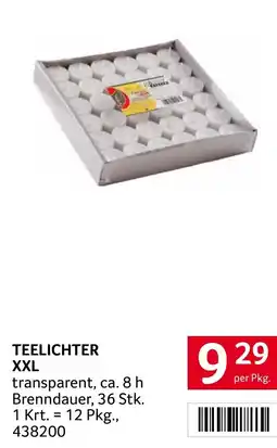 Transgourmet Teelichter xxl Angebot