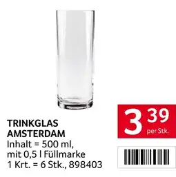 Transgourmet TRINKGLAS AMSTERDAM Angebot