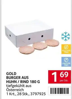 Transgourmet Gold burger aus huhn / rind Angebot