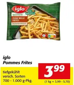 Nah&Frisch Iglo pommes frites Angebot