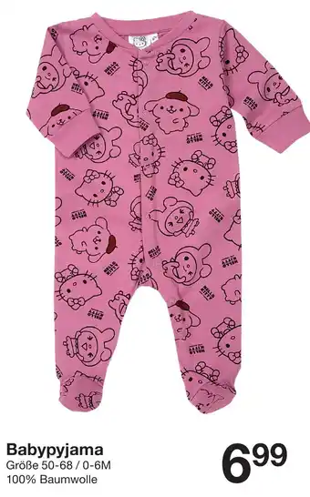 Zeeman Babypyjama Angebot