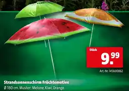 Eurogast Grissemann Strandsonnenschirm früchtemotive Angebot
