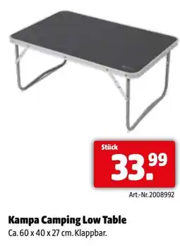 Eurogast Grissemann Kampa camping low table Angebot