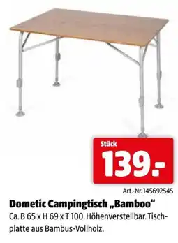 Eurogast Grissemann Dometic campingtisch,,bamboo Angebot