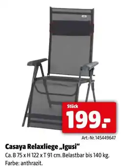 Eurogast Grissemann Casaya relaxliege,,igusi Angebot