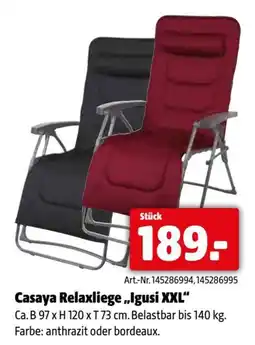Eurogast Grissemann Casaya relaxliege,,igusi xxl Angebot