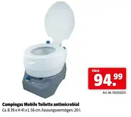 Eurogast Grissemann Campingaz mobile toilette antimicrobial Angebot