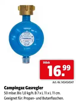 Eurogast Grissemann Campingaz gasregler Angebot