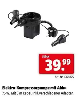 Eurogast Grissemann Elektro-kompressorpumpe mit akku Angebot