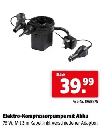 Eurogast Grissemann Elektro-kompressorpumpe mit akku Angebot