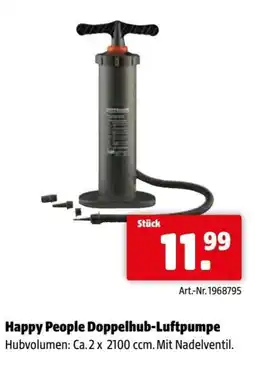 Eurogast Grissemann Happy people doppelhub-luftpumpe Angebot