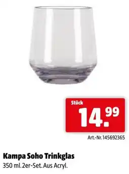 Eurogast Grissemann Kampa soho trinkglas Angebot