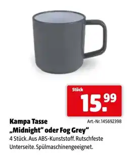 Eurogast Grissemann Kampa tasse ,,midnight" oder fog grey Angebot