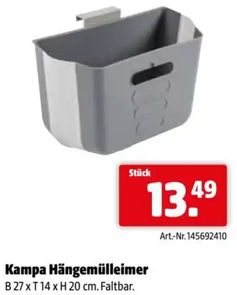 Eurogast Grissemann Kampa hängemülleimer Angebot