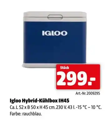 Eurogast Grissemann Igloo hybrid-kühlbox ih45 Angebot