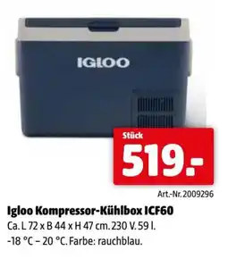 Eurogast Grissemann Igloo kompressor-kühlbox icf60 Angebot