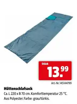 Eurogast Grissemann Hüttenschlafsack Angebot