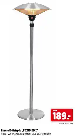 Eurogast Grissemann Eurom e-heizpilz „pd2101 xxl Angebot