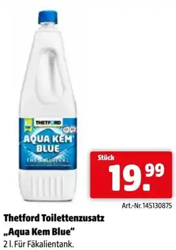 Eurogast Grissemann Thetford toilettenzusatz „aqua kem blue Angebot