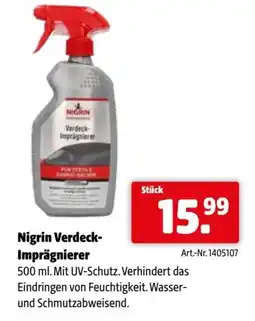 Eurogast Grissemann Nigrin verdeck- imprägnierer Angebot