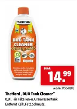 Eurogast Grissemann Thetford,,duo tank cleaner Angebot